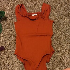 Maurices Rust Orange Women's Bodysuit